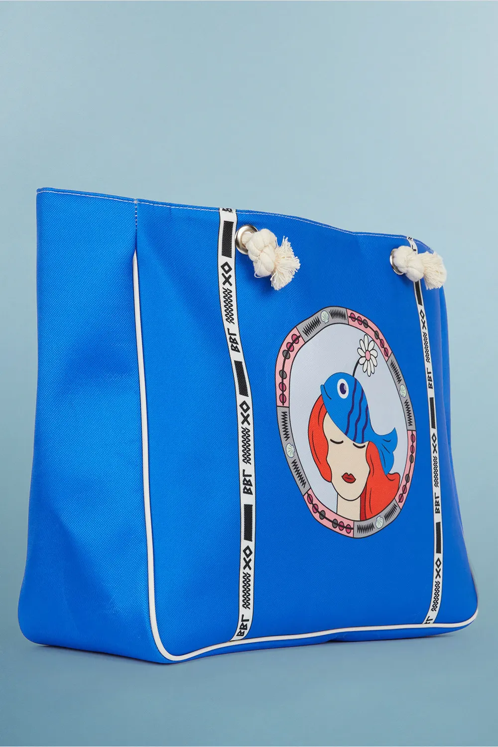 شنطة كتف مطبع برسومات
